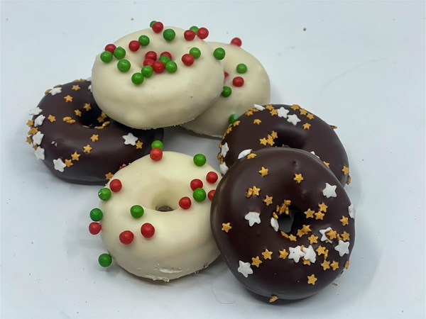 Mini kerstdonuts (6 st)